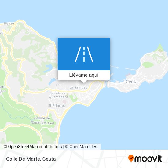Mapa Calle De Marte