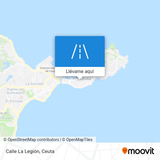 Mapa Calle La Legión