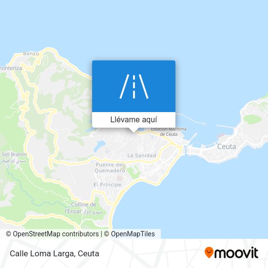 Mapa Calle Loma Larga