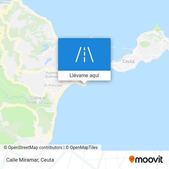 Mapa Calle Miramar