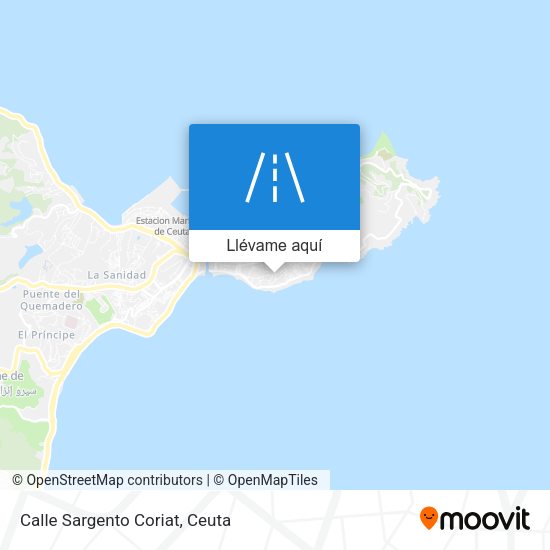 Mapa Calle Sargento Coriat