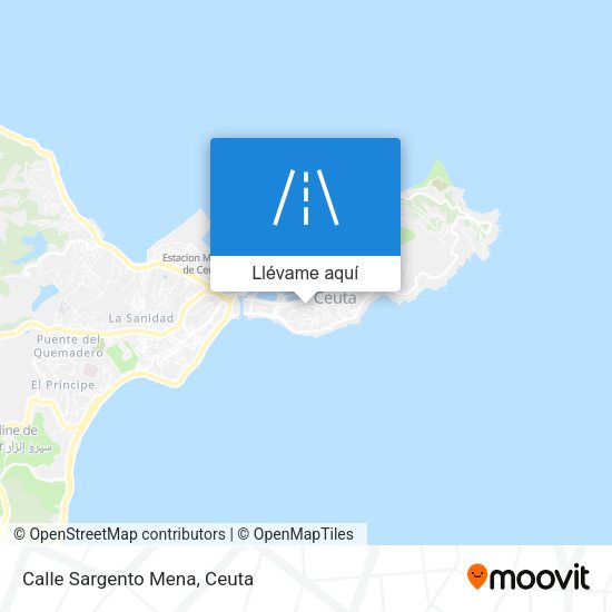 Mapa Calle Sargento Mena