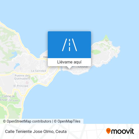 Mapa Calle Teniente Jose Olmo