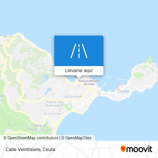 Mapa Calle Veintisiete