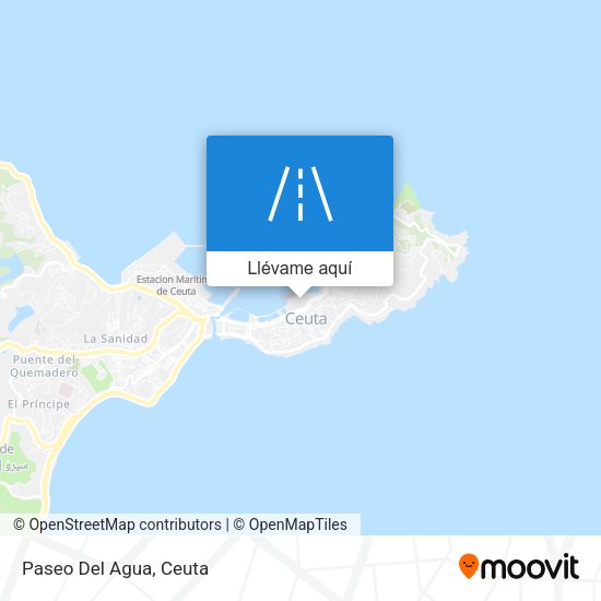Mapa Paseo Del Agua