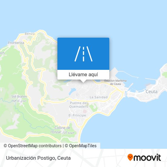Mapa Urbanización Postigo