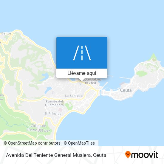Mapa Avenida Del Teniente General Muslera