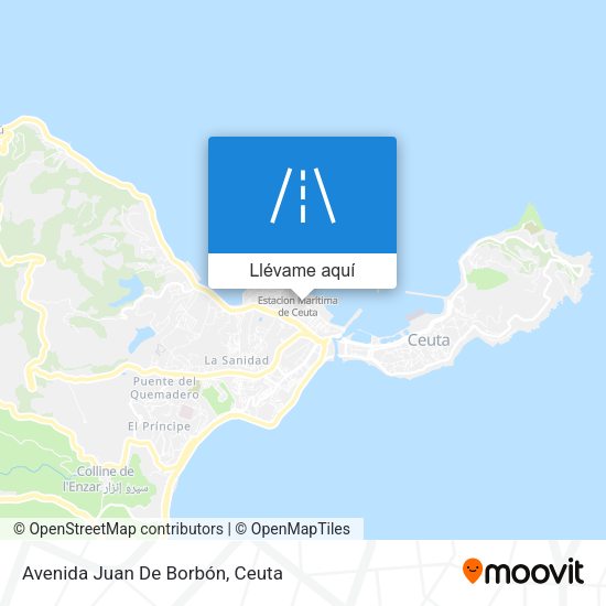 Mapa Avenida Juan De Borbón