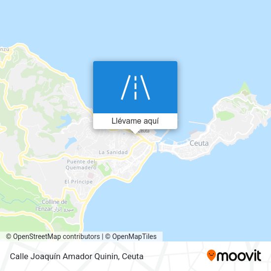 Mapa Calle Joaquín Amador Quinin