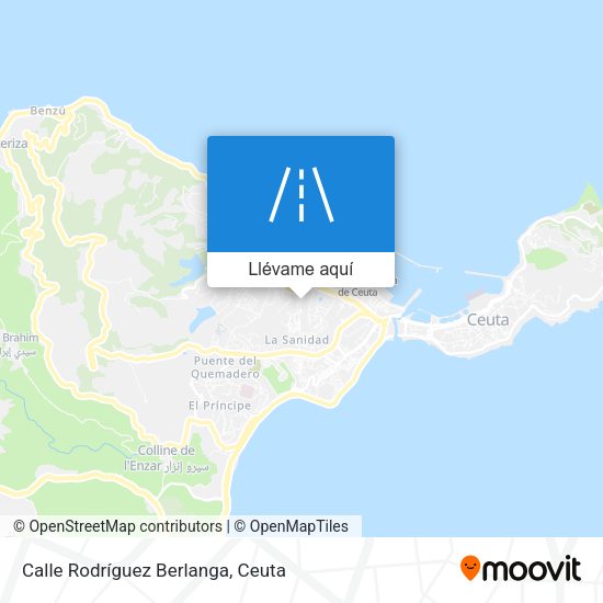 Mapa Calle Rodríguez Berlanga