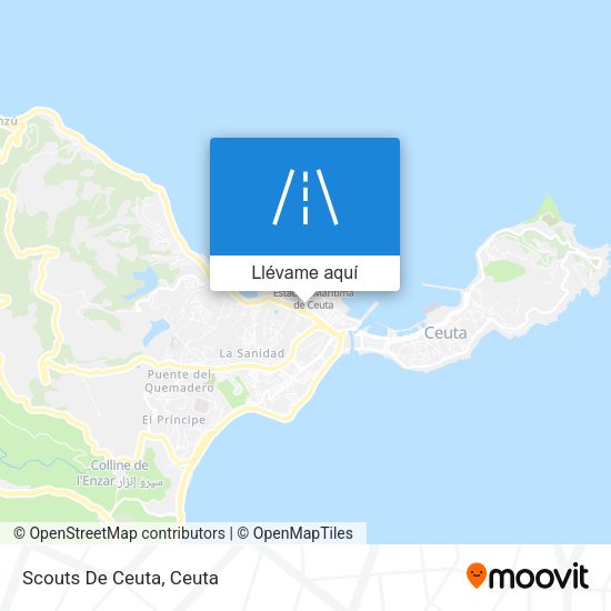 Mapa Scouts De Ceuta