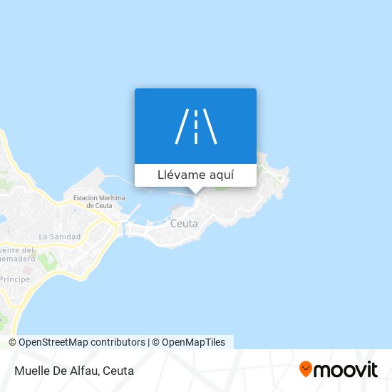 Mapa Muelle De Alfau