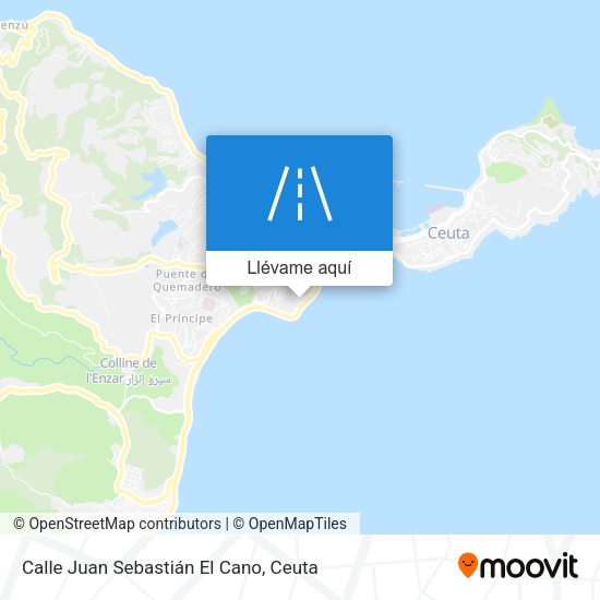 Mapa Calle Juan Sebastián El Cano
