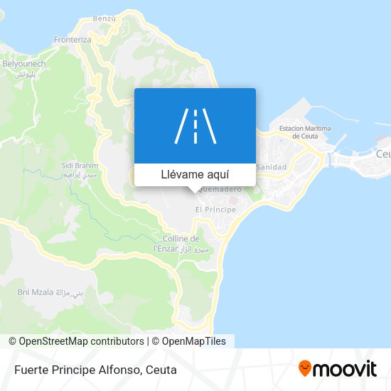 Mapa Fuerte Principe Alfonso