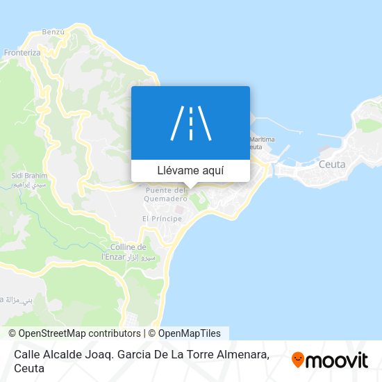 Mapa Calle Alcalde Joaq. Garcia De La Torre Almenara