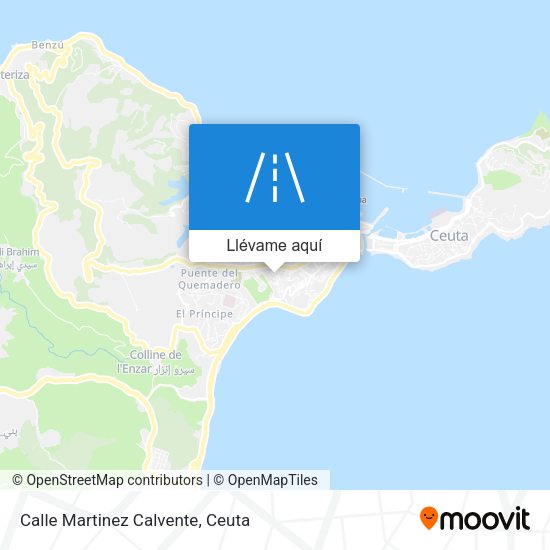 Mapa Calle Martinez Calvente