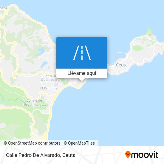 Mapa Calle Pedro De Alvarado