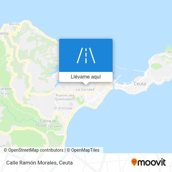 Mapa Calle Ramón Morales