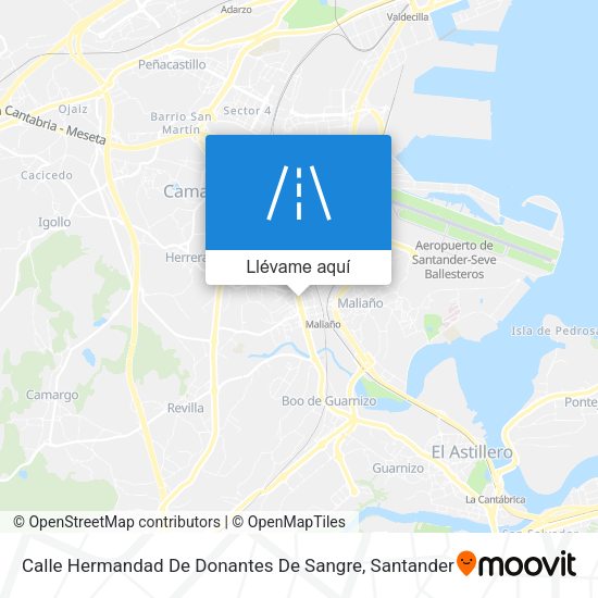 Mapa Calle Hermandad De Donantes De Sangre