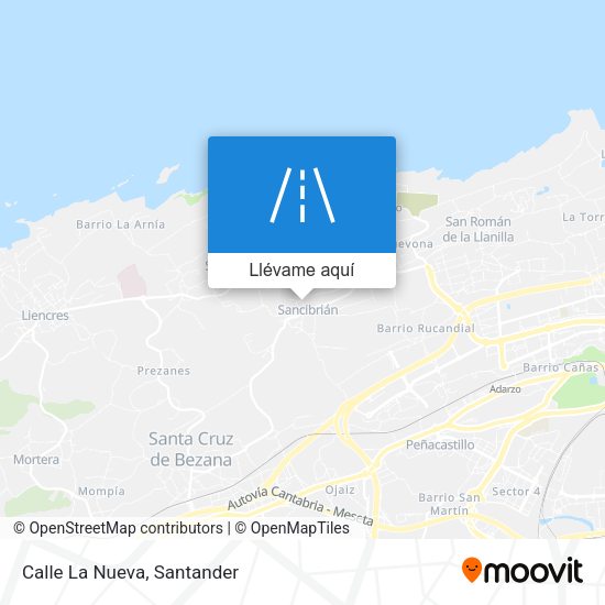 Mapa Calle La Nueva