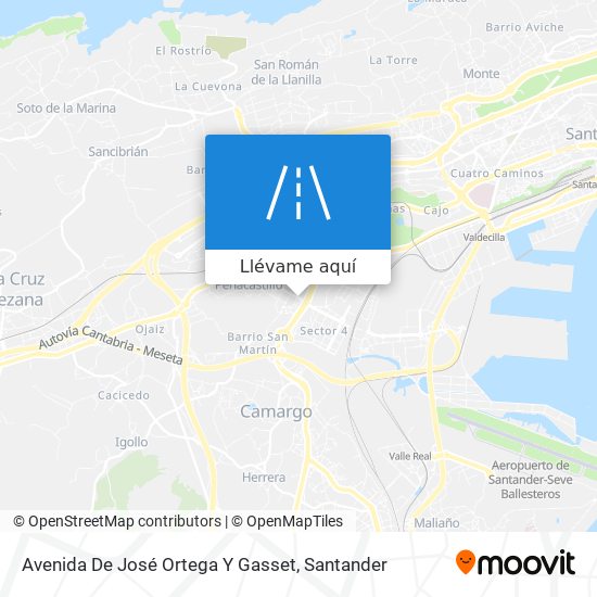 Mapa Avenida De José Ortega Y Gasset