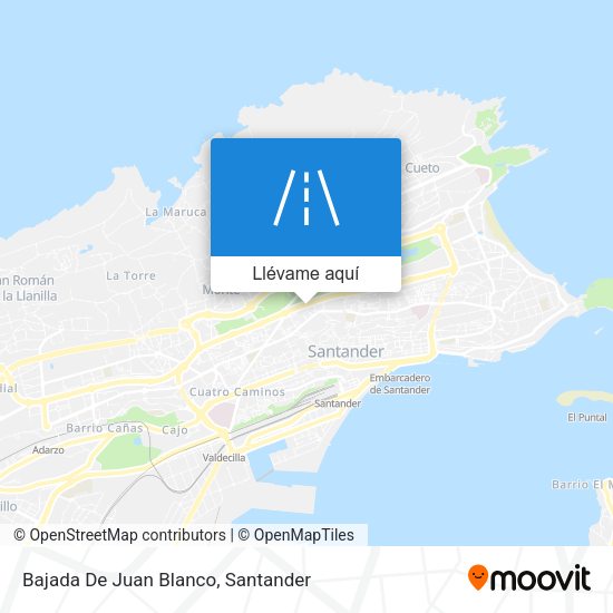 Mapa Bajada De Juan Blanco