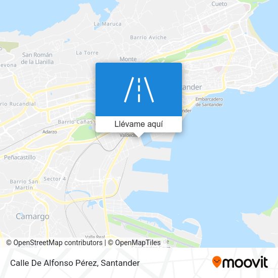 Mapa Calle De Alfonso Pérez