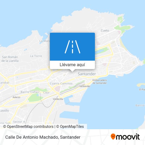 Mapa Calle De Antonio Machado