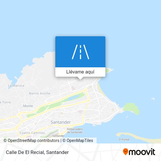 Mapa Calle De El Recial