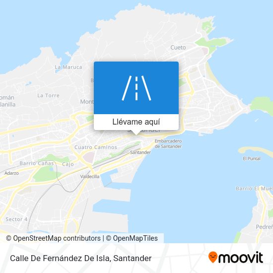 Mapa Calle De Fernández De Isla