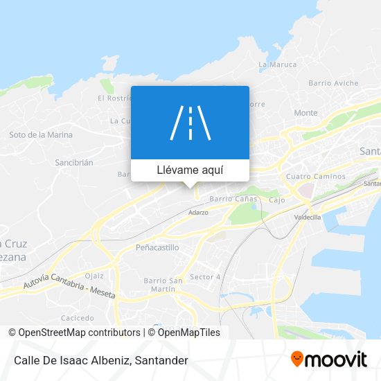 Mapa Calle De Isaac Albeniz