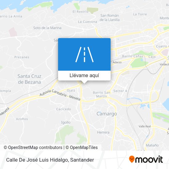 Mapa Calle De José Luis Hidalgo
