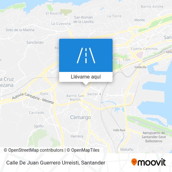 Mapa Calle De Juan Guerrero Urreisti
