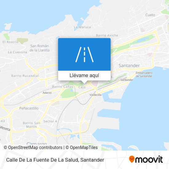 Mapa Calle De La Fuente De La Salud