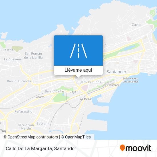 Mapa Calle De La Margarita