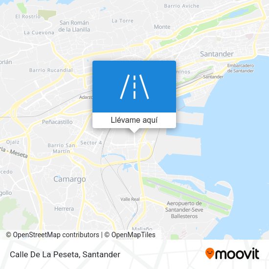 Mapa Calle De La Peseta