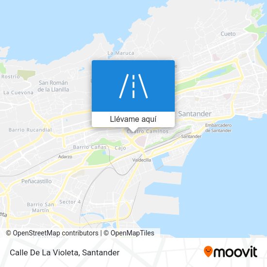 Mapa Calle De La Violeta