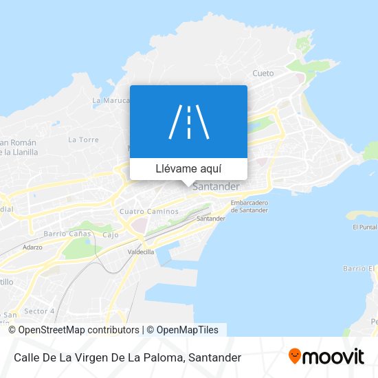 Mapa Calle De La Virgen De La Paloma