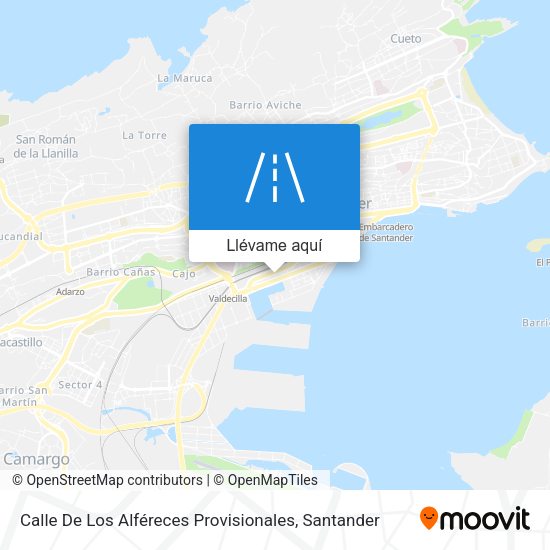 Mapa Calle De Los Alféreces Provisionales