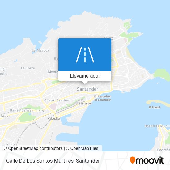 Mapa Calle De Los Santos Mártires