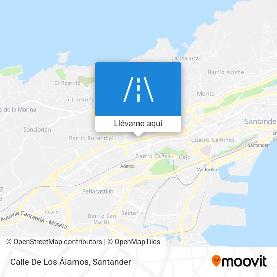 Mapa Calle De Los Álamos