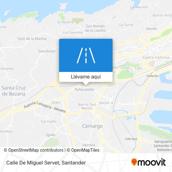 Mapa Calle De Miguel Servet