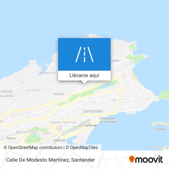 Mapa Calle De Modesto Martinez