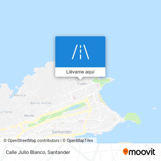 Mapa Calle Julio Blanco