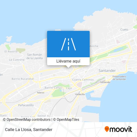 Mapa Calle La Llosa