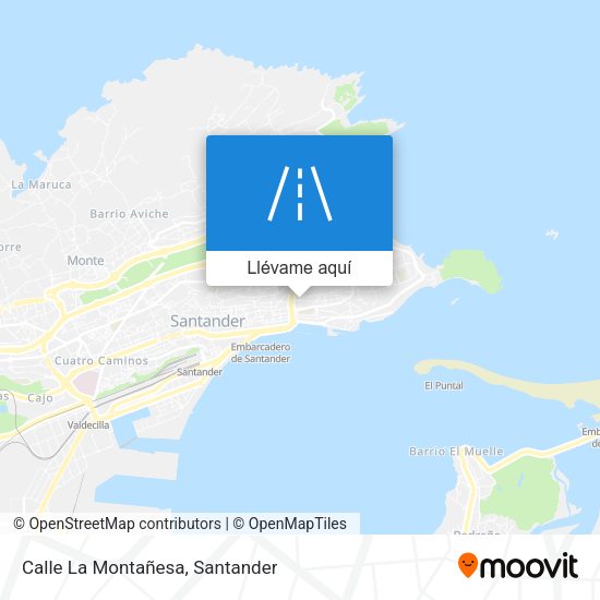 Mapa Calle La Montañesa
