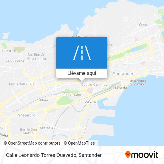Mapa Calle Leonardo Torres Quevedo