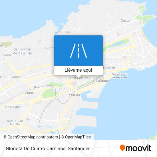 Mapa Glorieta De Cuatro Caminos