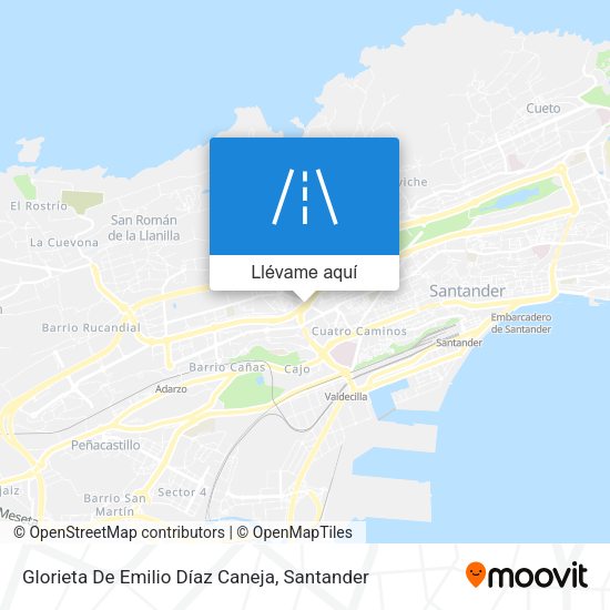 Mapa Glorieta De Emilio Díaz Caneja