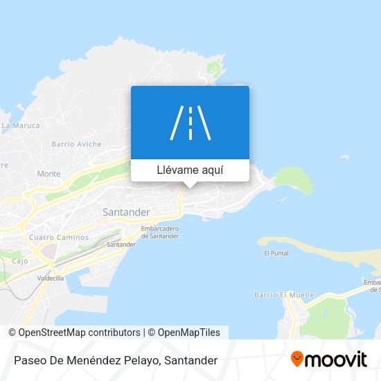 Mapa Paseo De Menéndez Pelayo